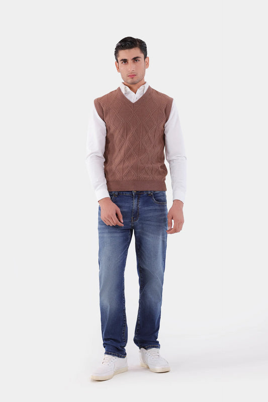 Knitted Sweater Vest - Cougar Clothing