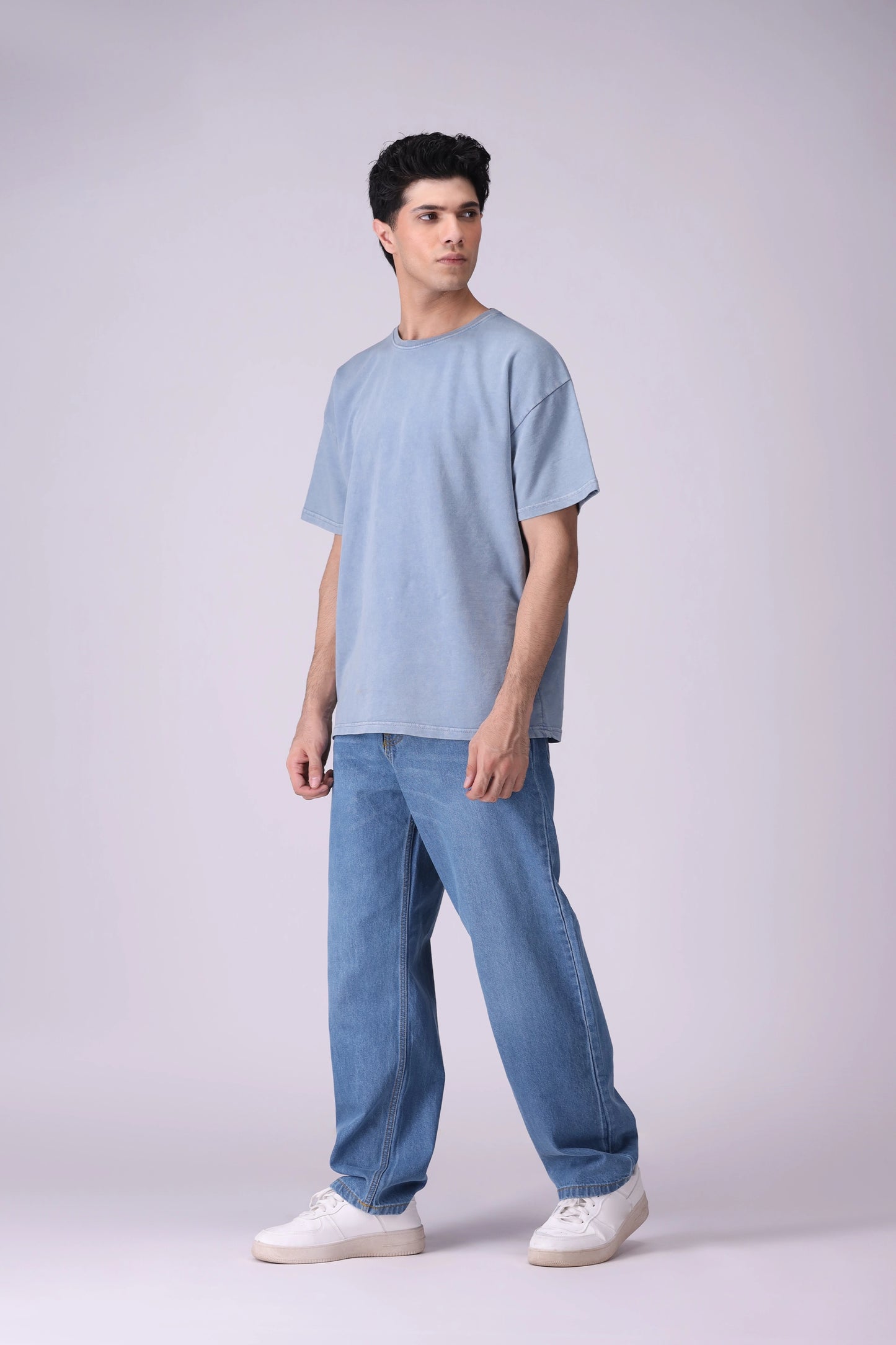 Garment-Dyed Oversized T-Shirt - Cougar Clothing