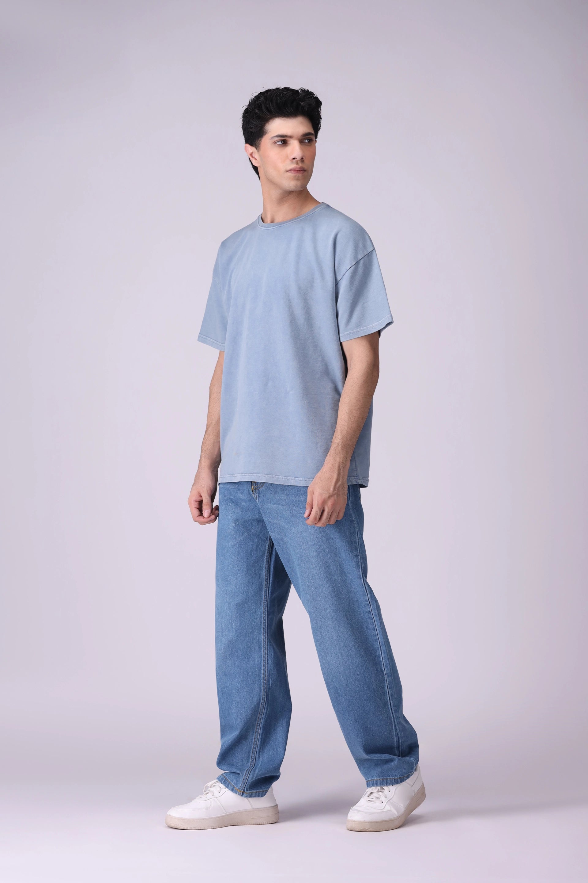 Garment-Dyed Oversized T-Shirt - Cougar Clothing