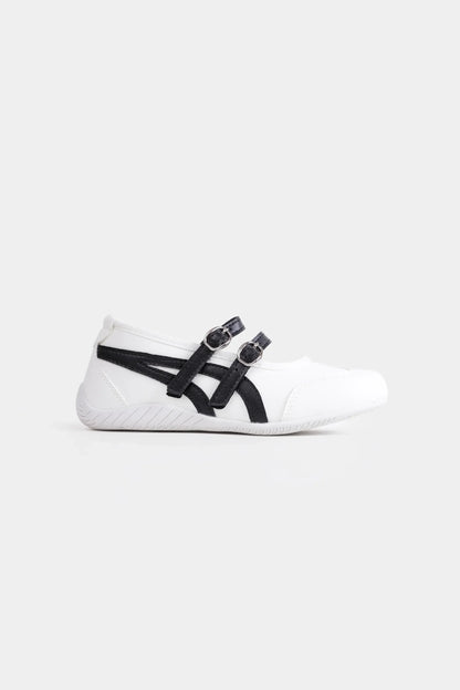 Dual Buckle Ballet Flats - Cougar Clothing