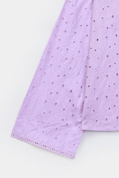 Schiffli Embroidered Shirt - Cougar Clothing