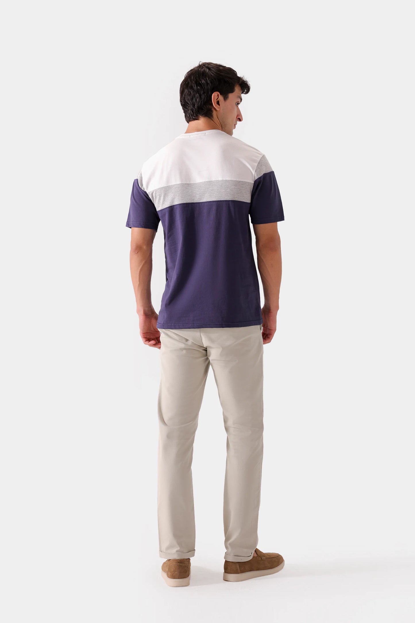 Contrast Panelled T-Shirt - Cougar Clothing