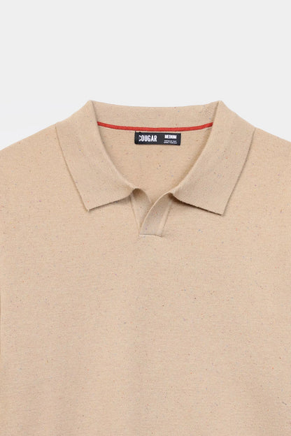 Textured Polo Sweater - Cougar Clothing