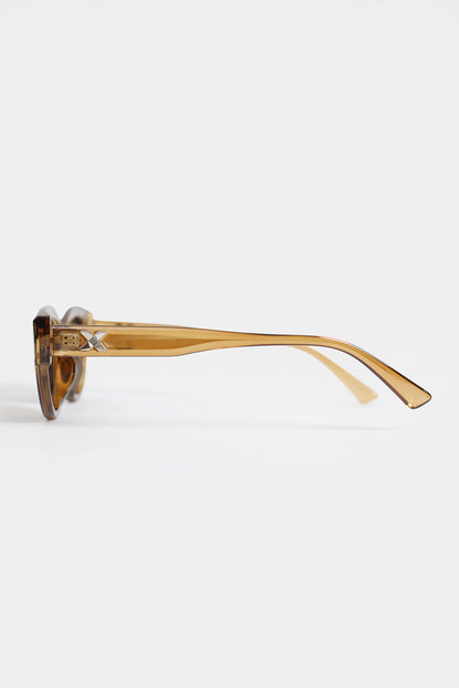 Crystal Temple Cat Eye Sunglasses - Cougar Clothing