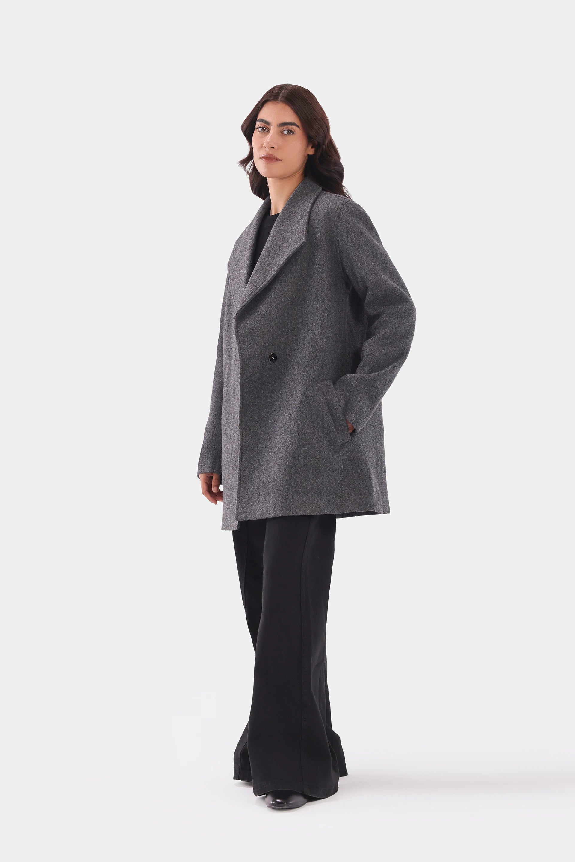 Wool Mix Coat - Cougar Clothing