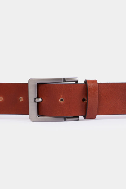 Tan Leather Belt - Cougar Clothing