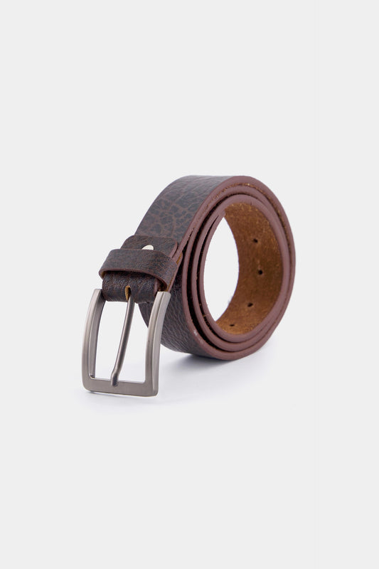 Textured Leather Belt - Cougar Clothing