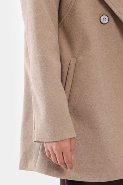 Melange Tweed Coat - Cougar Clothing