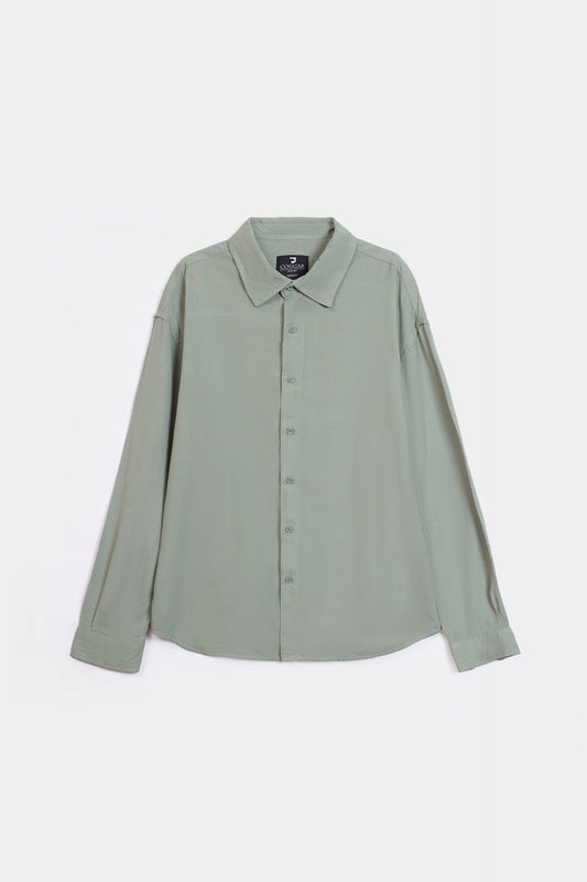 Linen Blend Shirt - Cougar Clothing