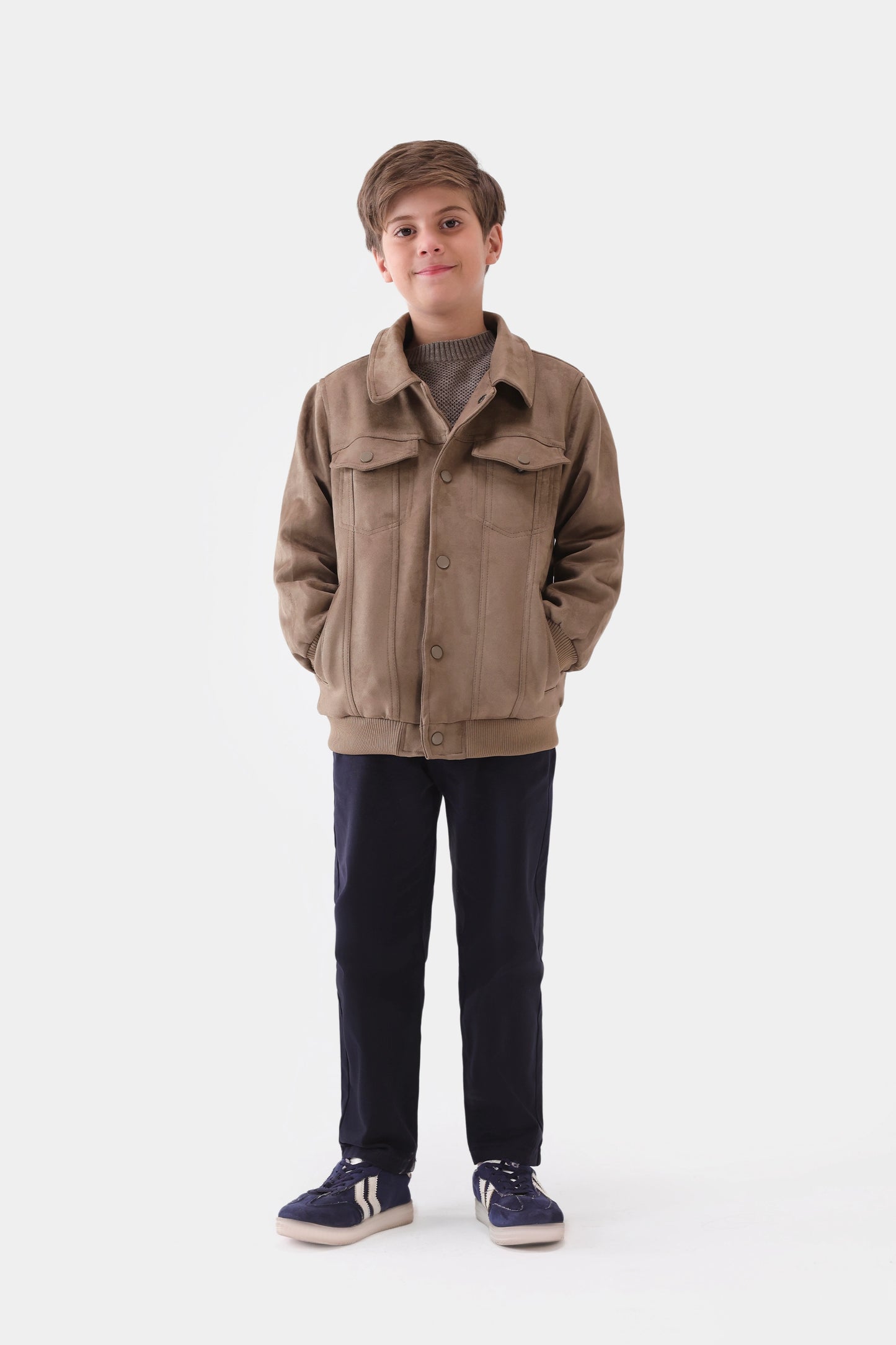 Faux Suede Jacket - Cougar Clothing