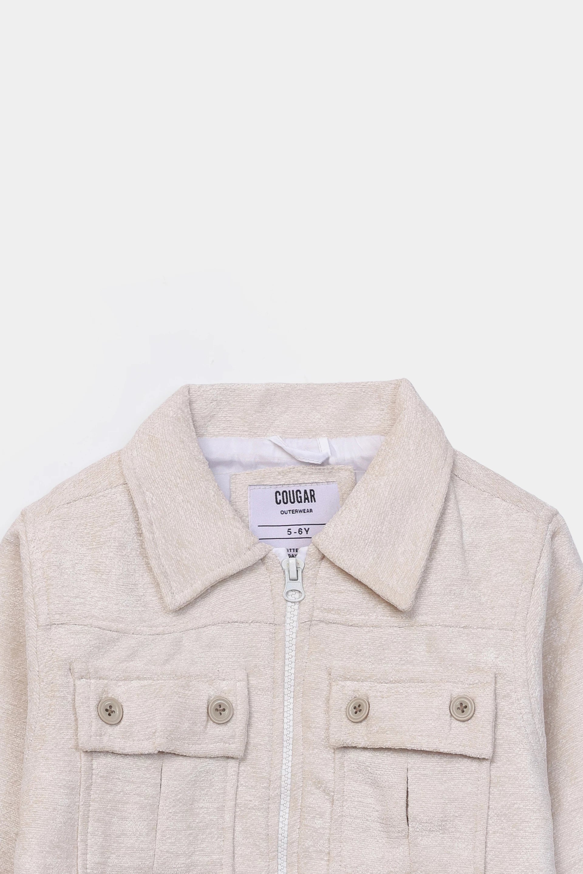 Zippered Corduroy Jacket - Cougar Clothing