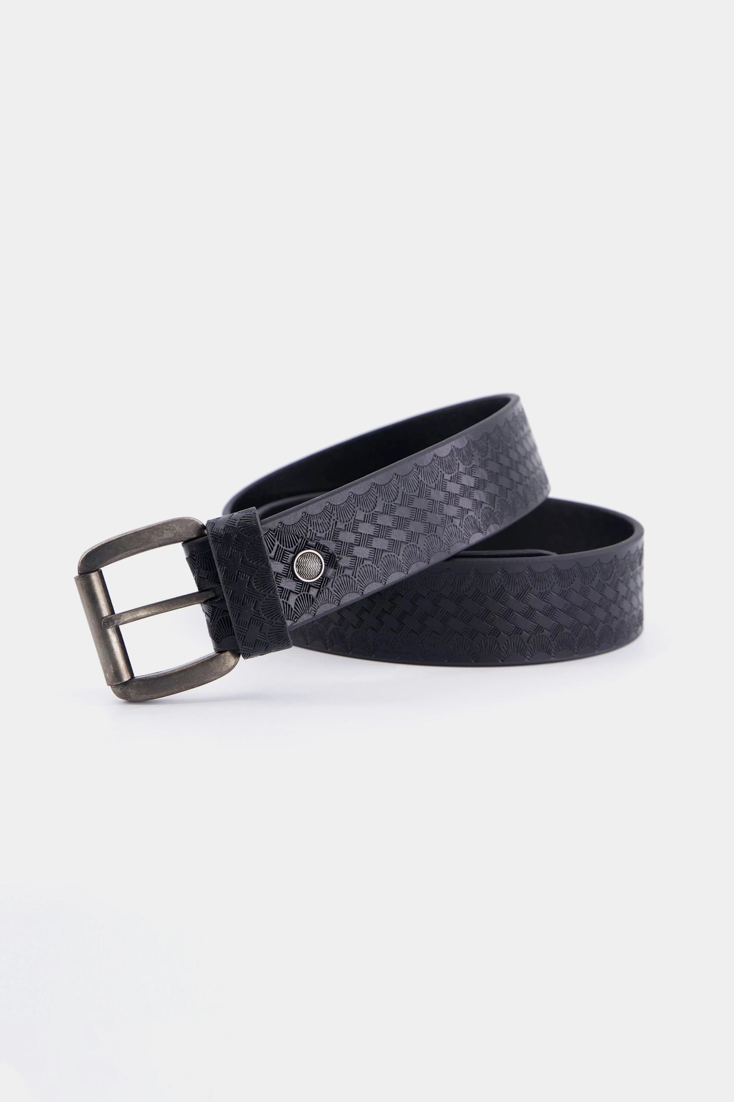 Embossed Leather Belt - Cougar Clothing