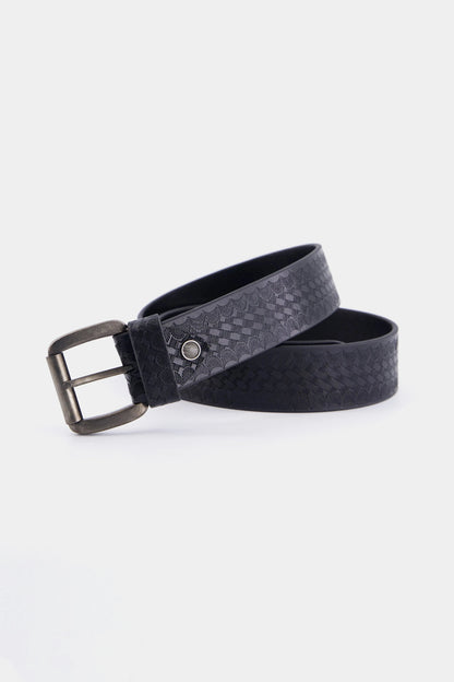 Embossed Leather Belt - Cougar Clothing