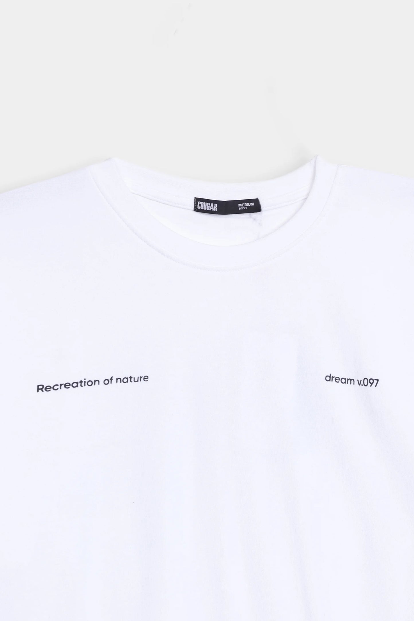 Boxy Interlock Graphic T-Shirt - Cougar Clothing