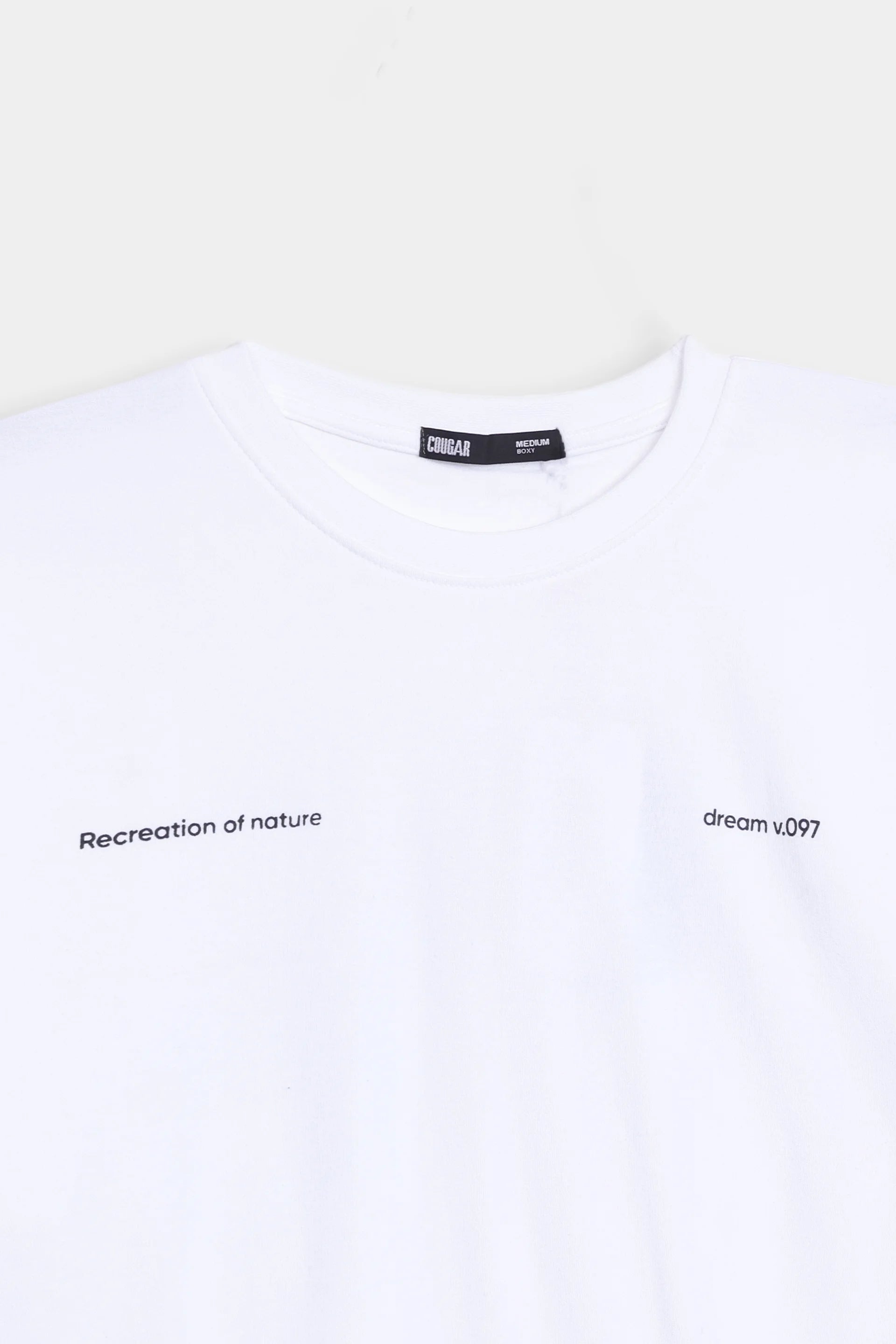 Boxy Interlock Graphic T-Shirt - Cougar Clothing