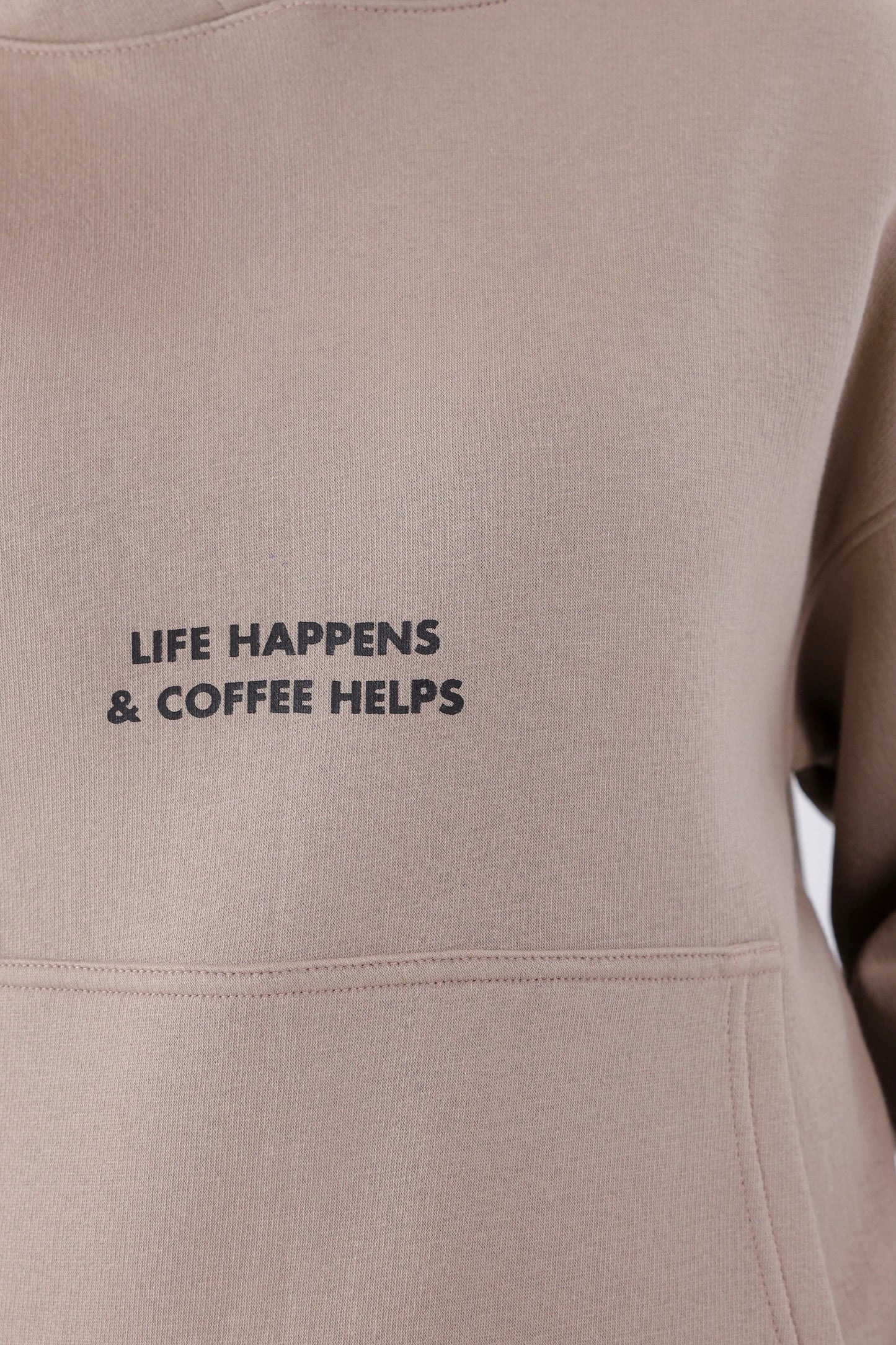 Slogan Printed Hoodie - Cougar Clothing