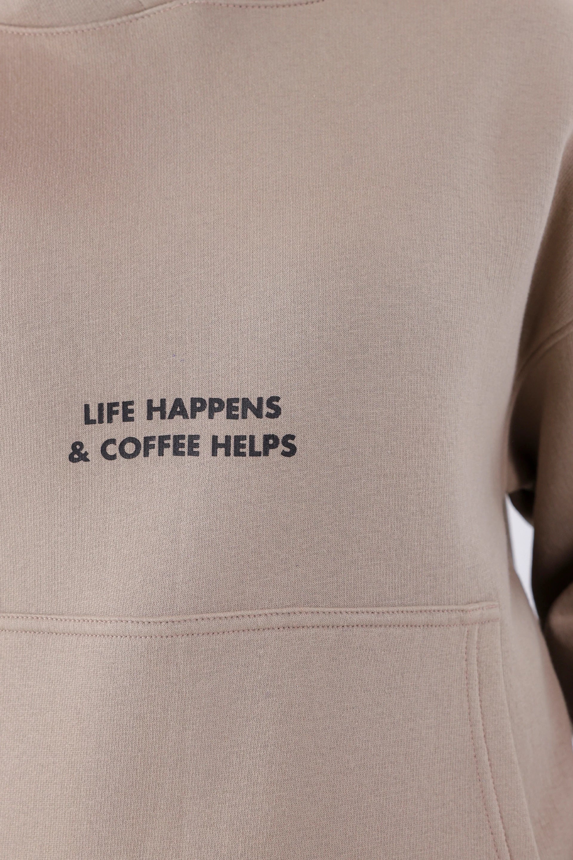 Slogan Printed Hoodie - Cougar Clothing