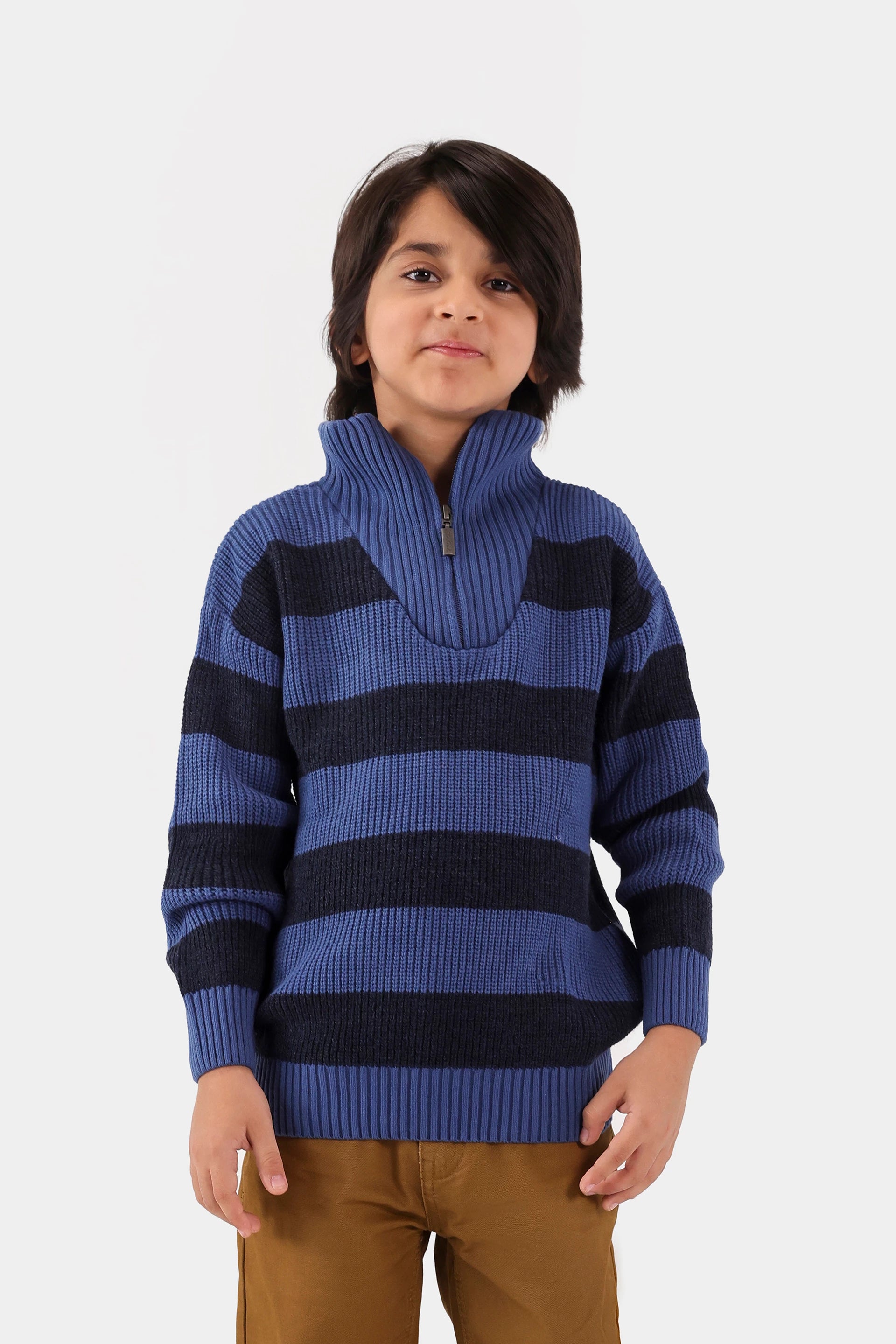 Quarter Zip Sweater - Cougar Clothing