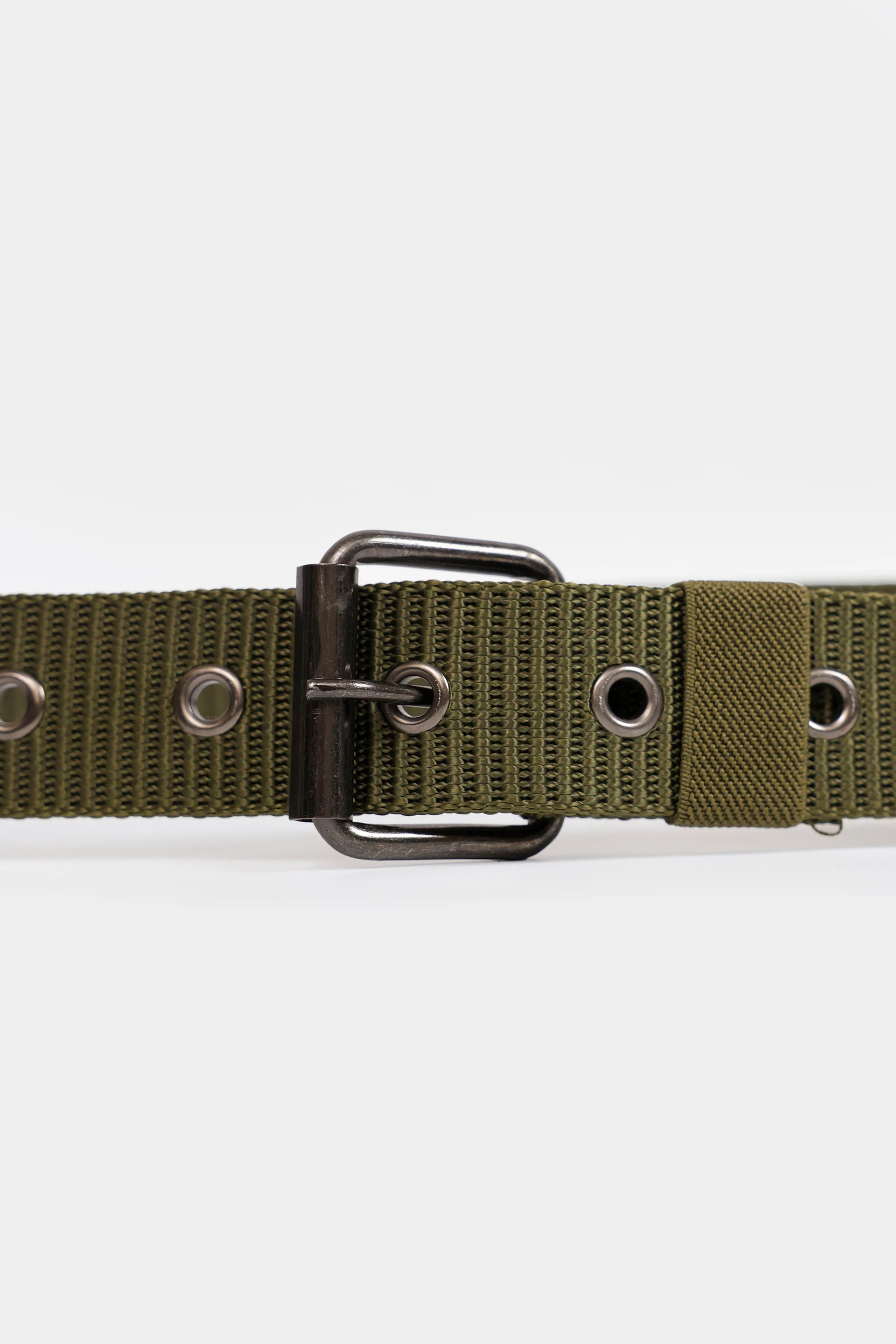 Webbing Belt With Metal Eyelets - Cougar Clothing