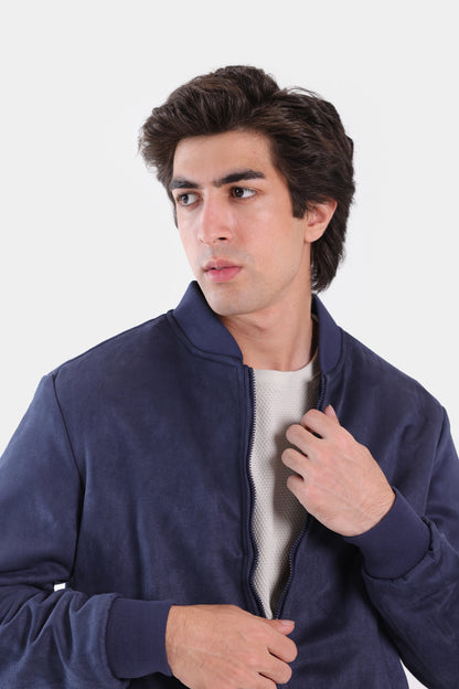 Suede Bomber Jacket - Cougar Clothing