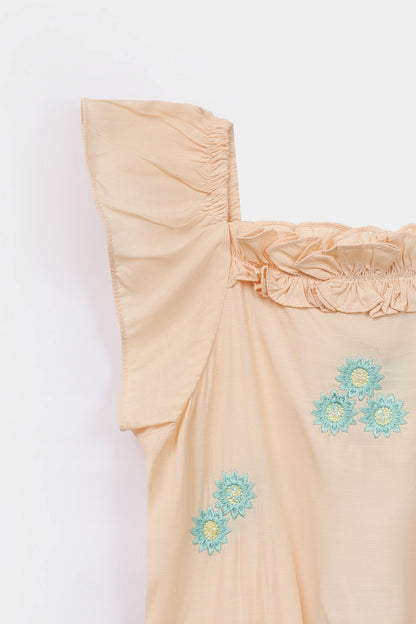 2 Piece- Embroidered Co-Ord Set - Cougar Clothing