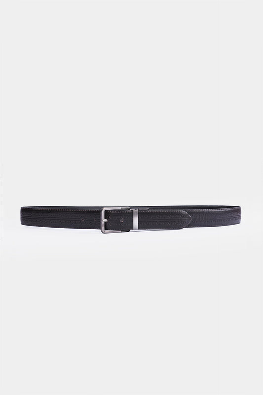 Textured Pattern Double Sided Belt - Cougar Clothing