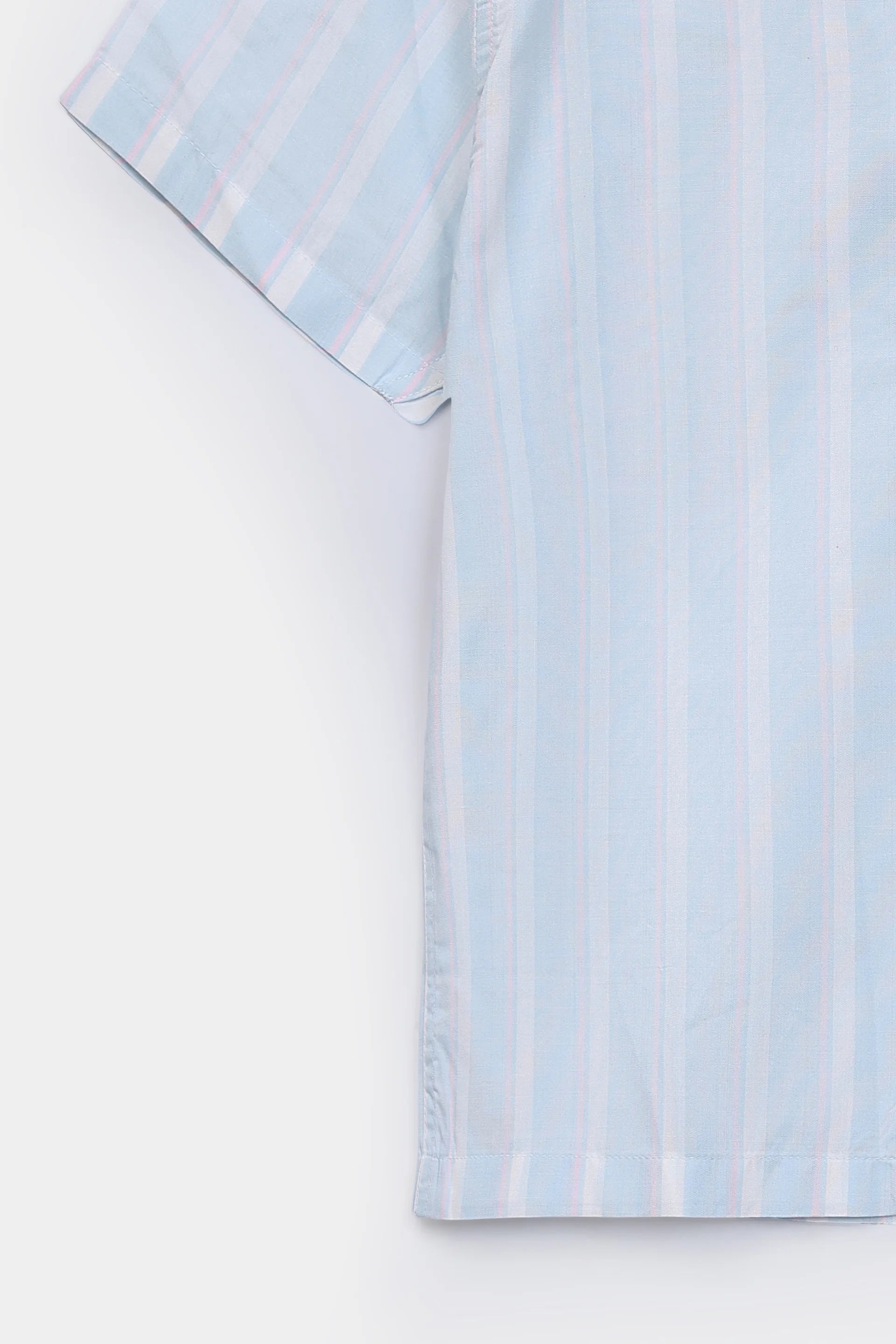 Striped Camp Collar Shirt - Cougar Clothing