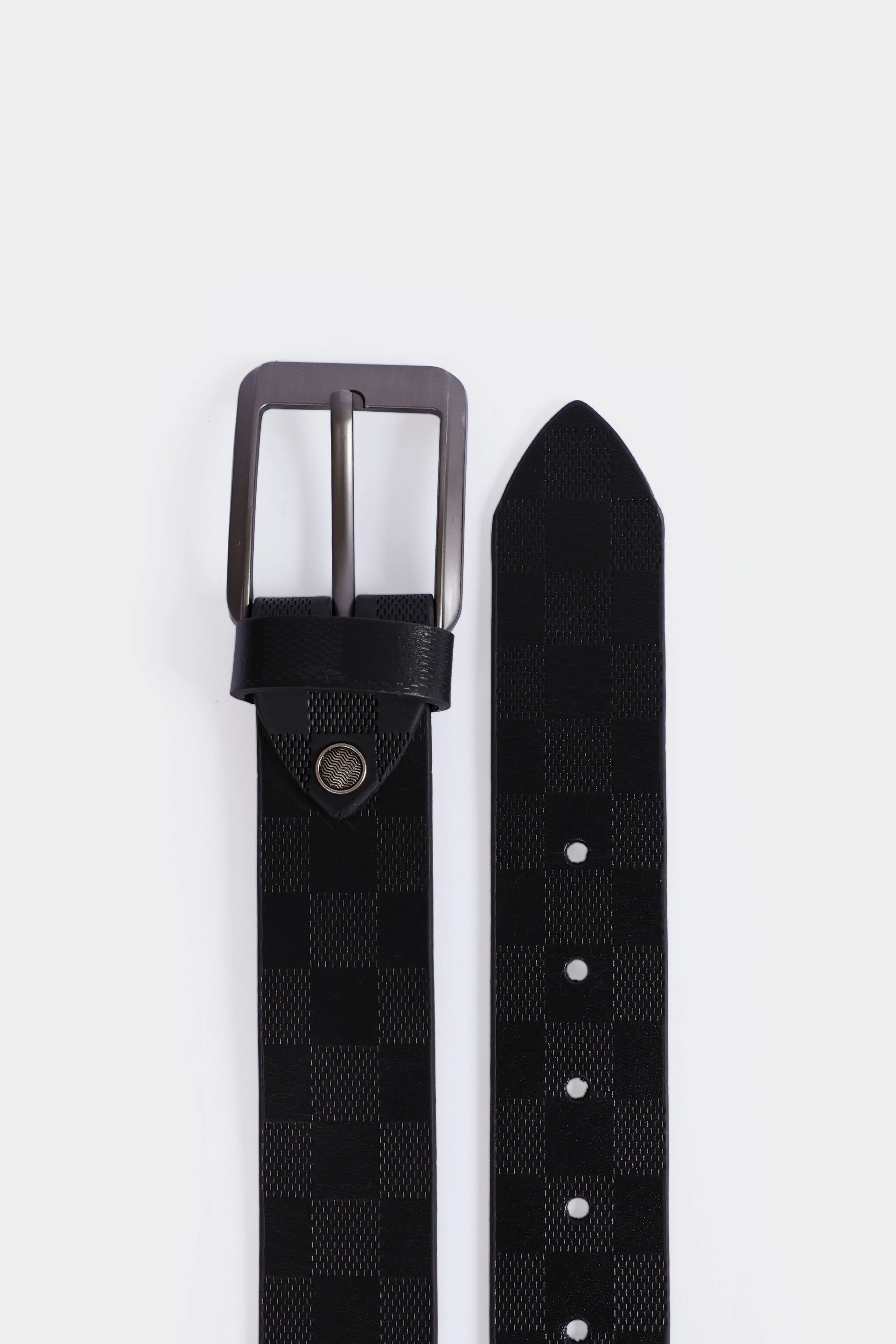 Patterned Leather Belt - Cougar Clothing