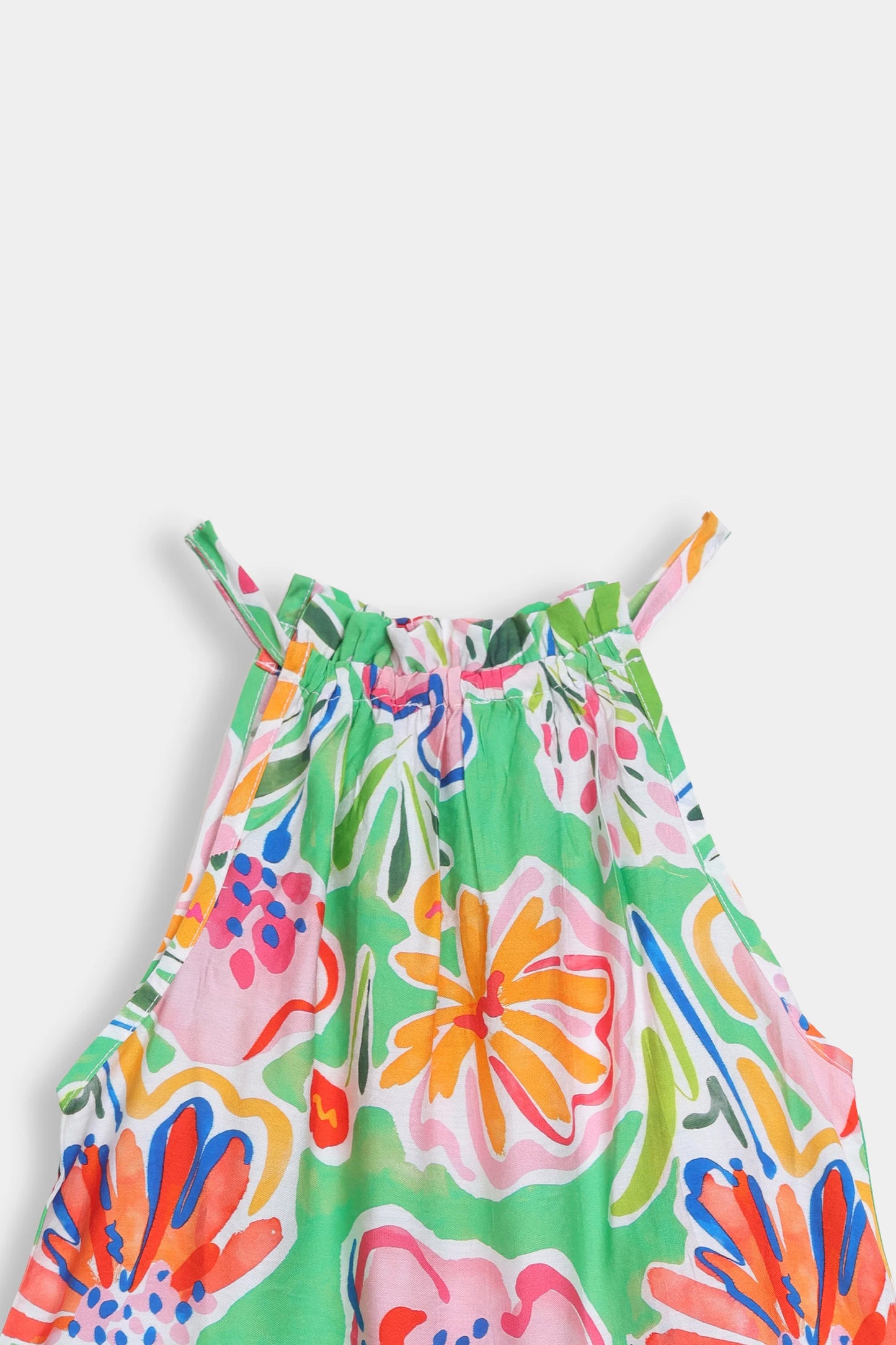 Printed Halter Dress - Cougar Clothing