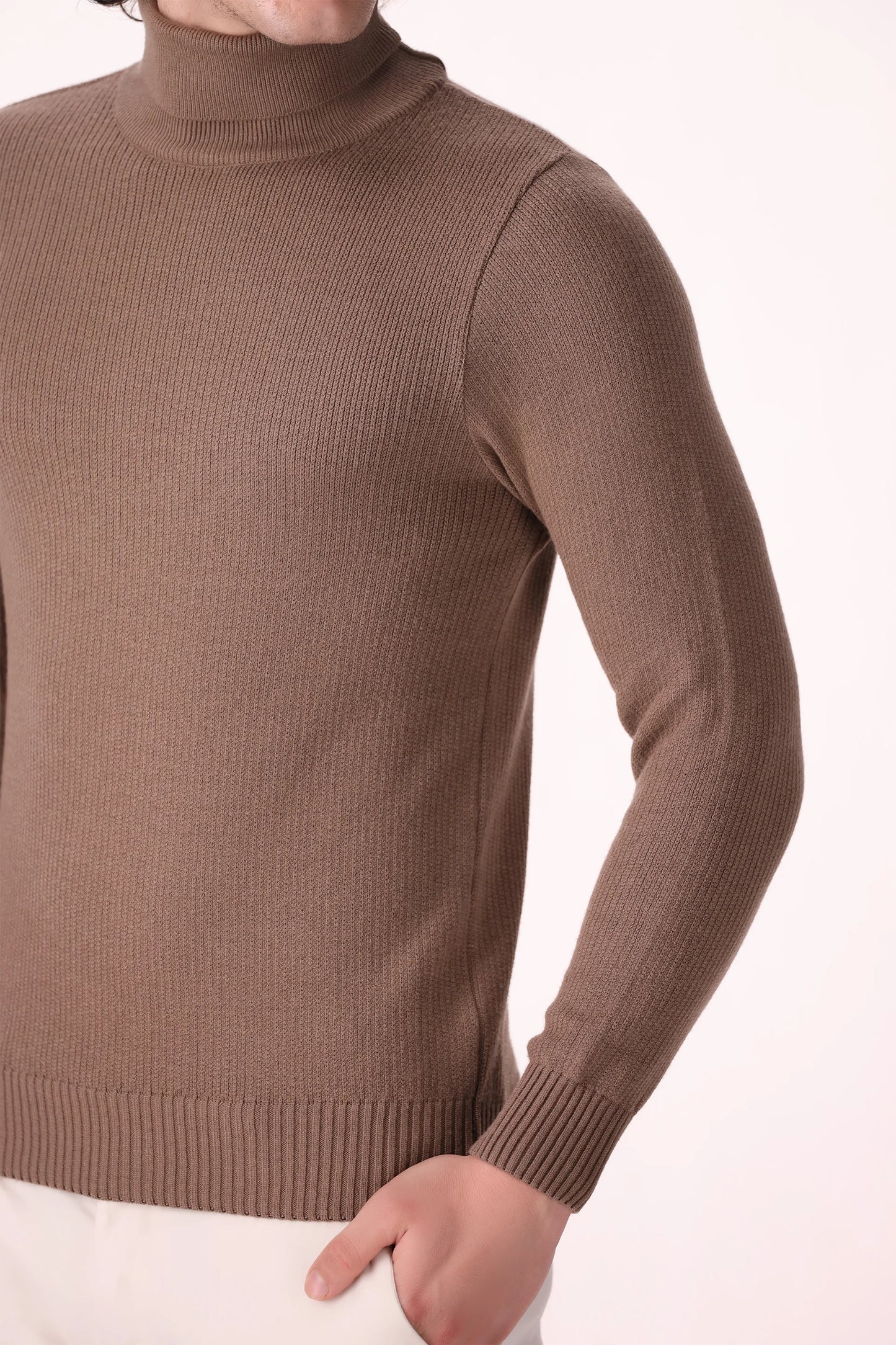 Extra Fine Roll Neck Sweater - Cougar Clothing