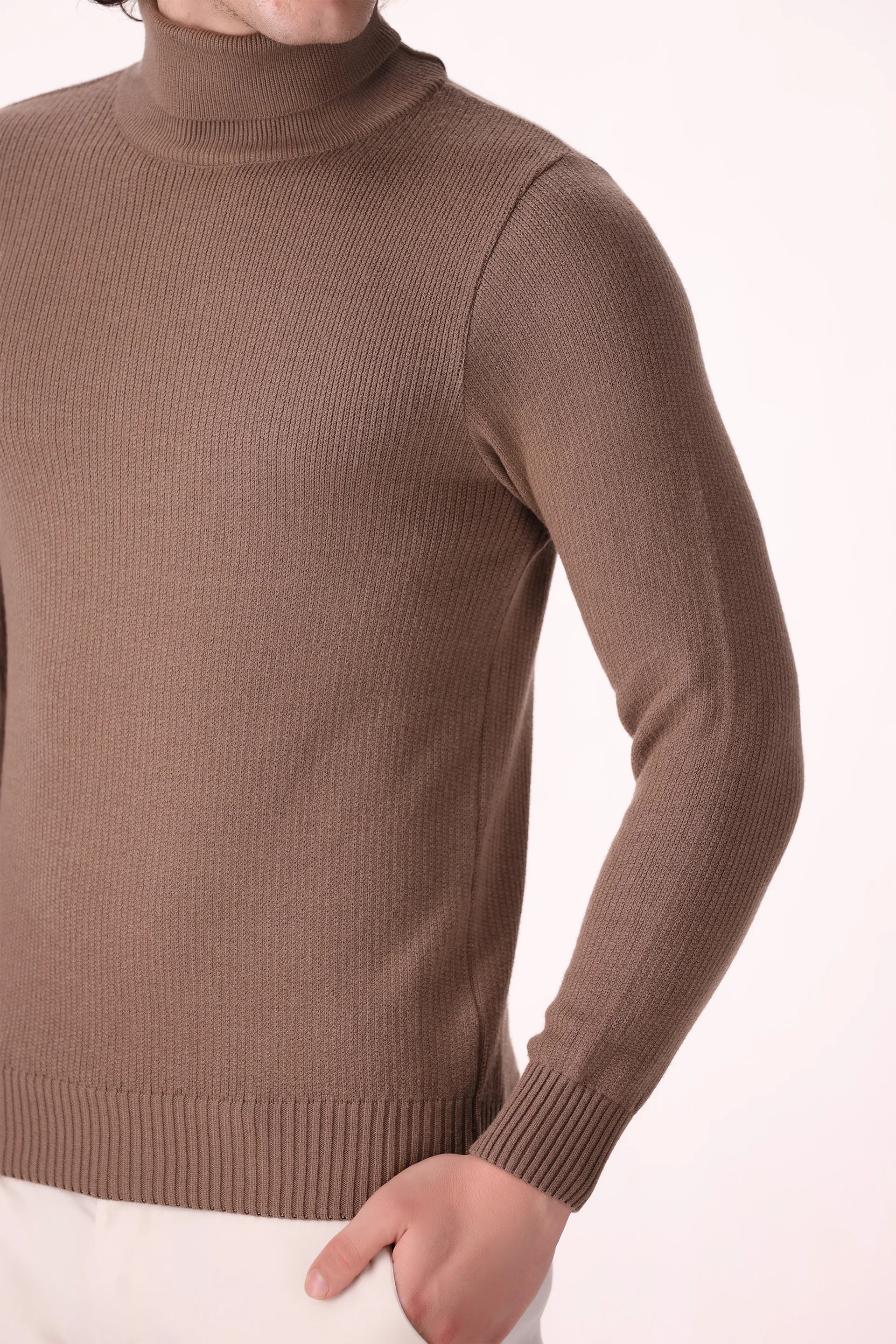 Extra Fine Roll Neck Sweater - Cougar Clothing