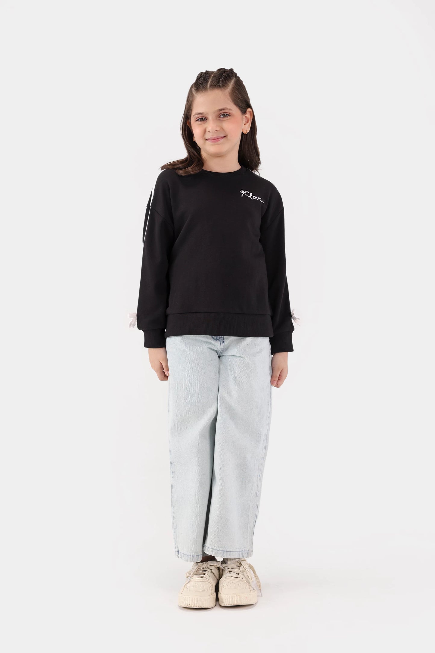 Bow Detailed Sweatshirt - Cougar Clothing