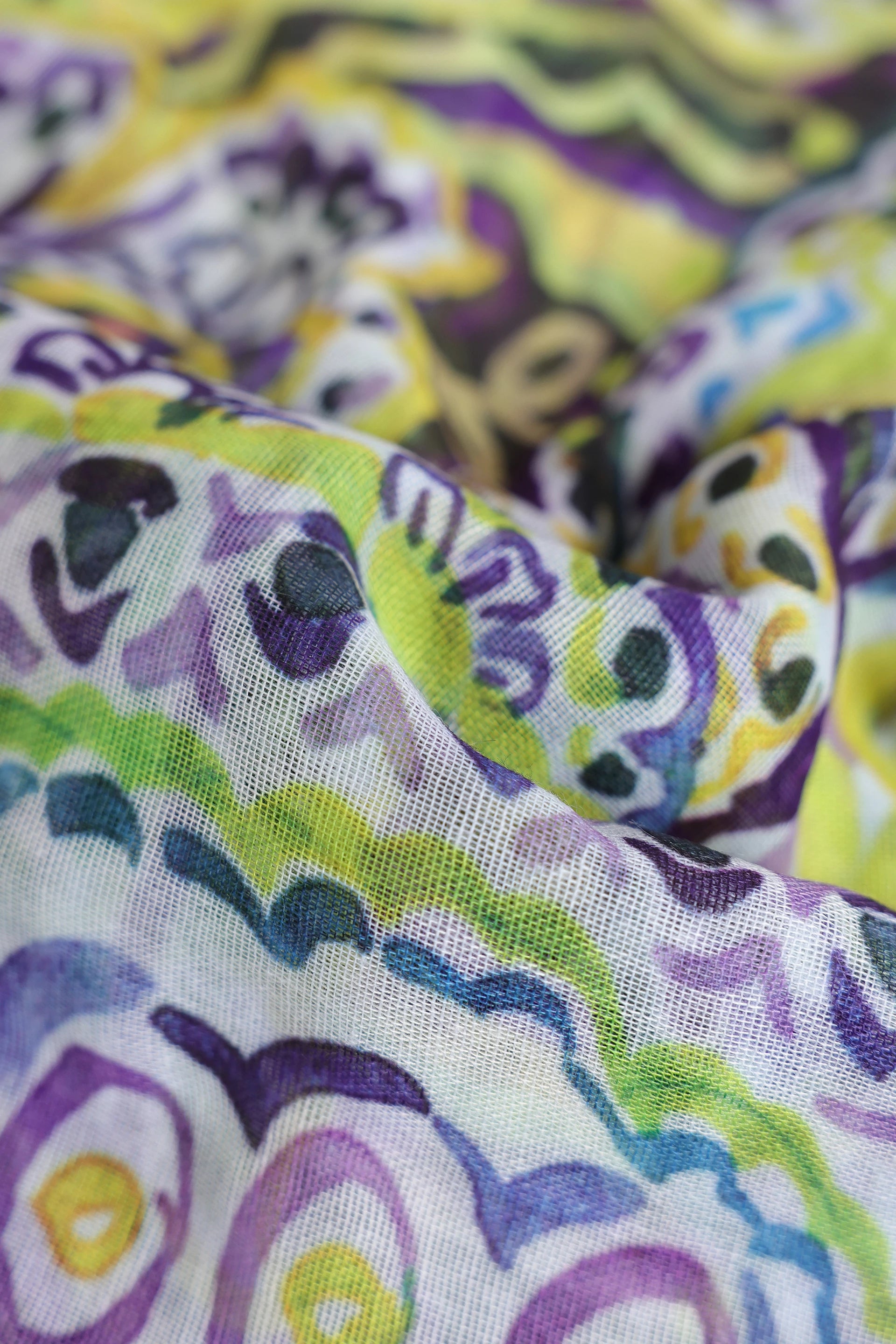 Abstract Printed Scarf - Cougar Clothing