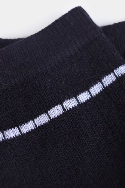 Pack of 3 Striped Short Crew Socks