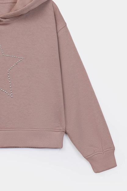 Rhinestone Star Hoodie - Cougar Clothing