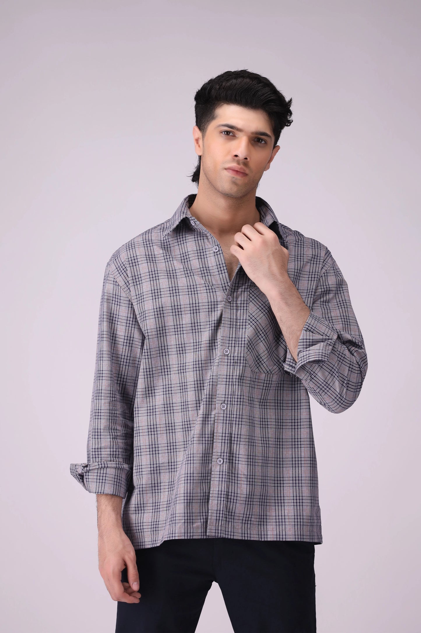 Checkered Chest Pocket Shirt - Cougar Clothing