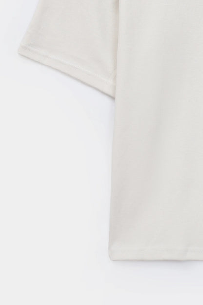 Boxy Interlock Graphic T-Shirt - Cougar Clothing