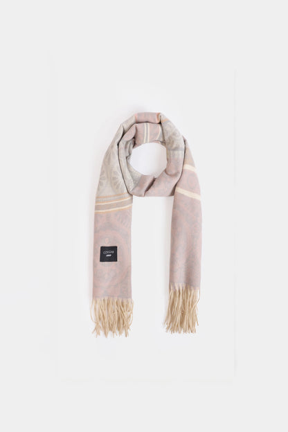 Floral Pattern Knit Shawl - Cougar Clothing