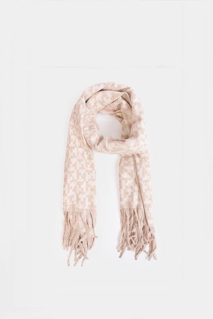 Jacquard Knit Shawl - Cougar Clothing