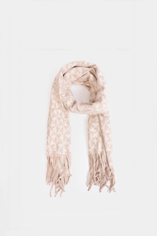 Jacquard Knit Shawl - Cougar Clothing