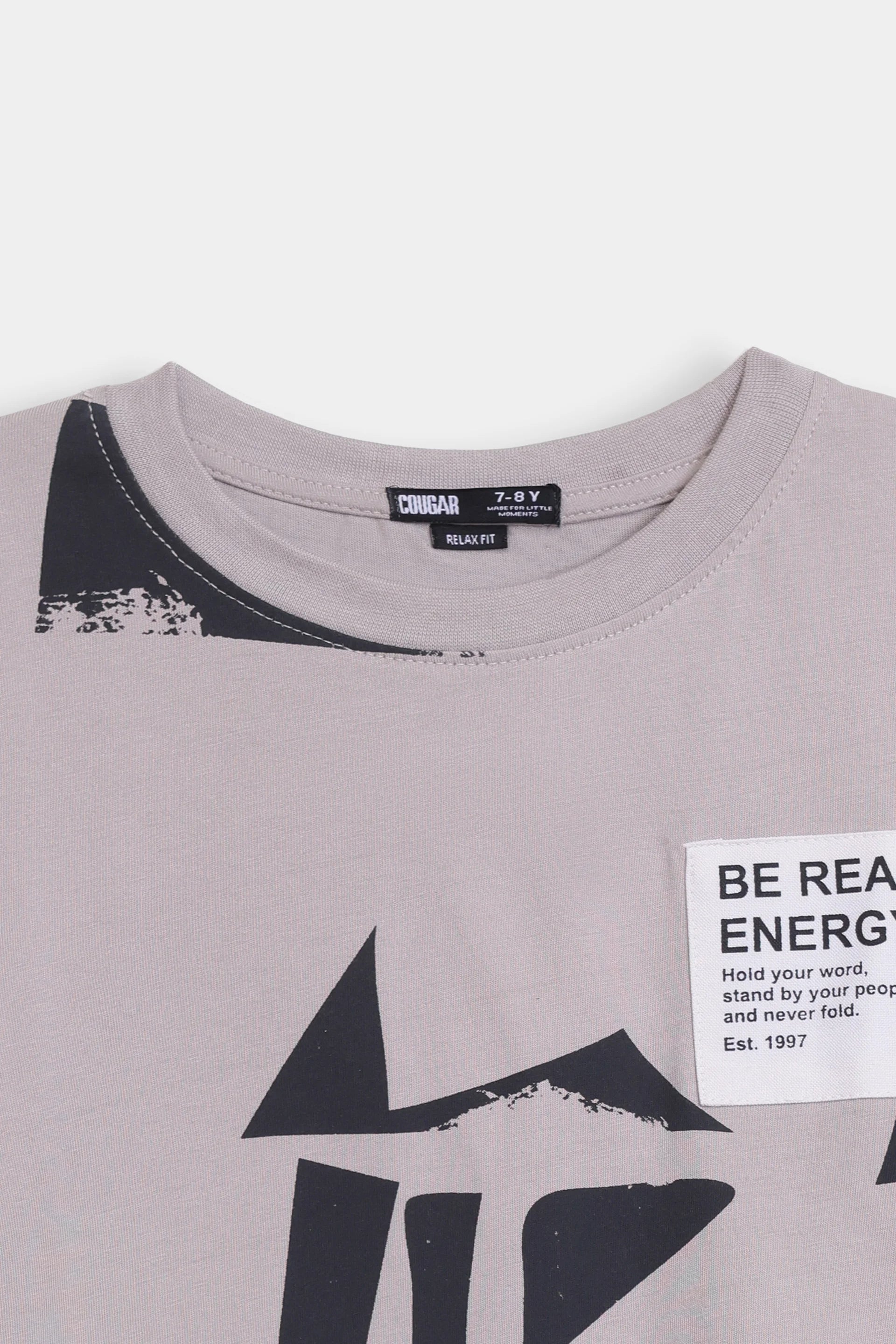 All-Over Printed Relaxed T-Shirt - Cougar Clothing