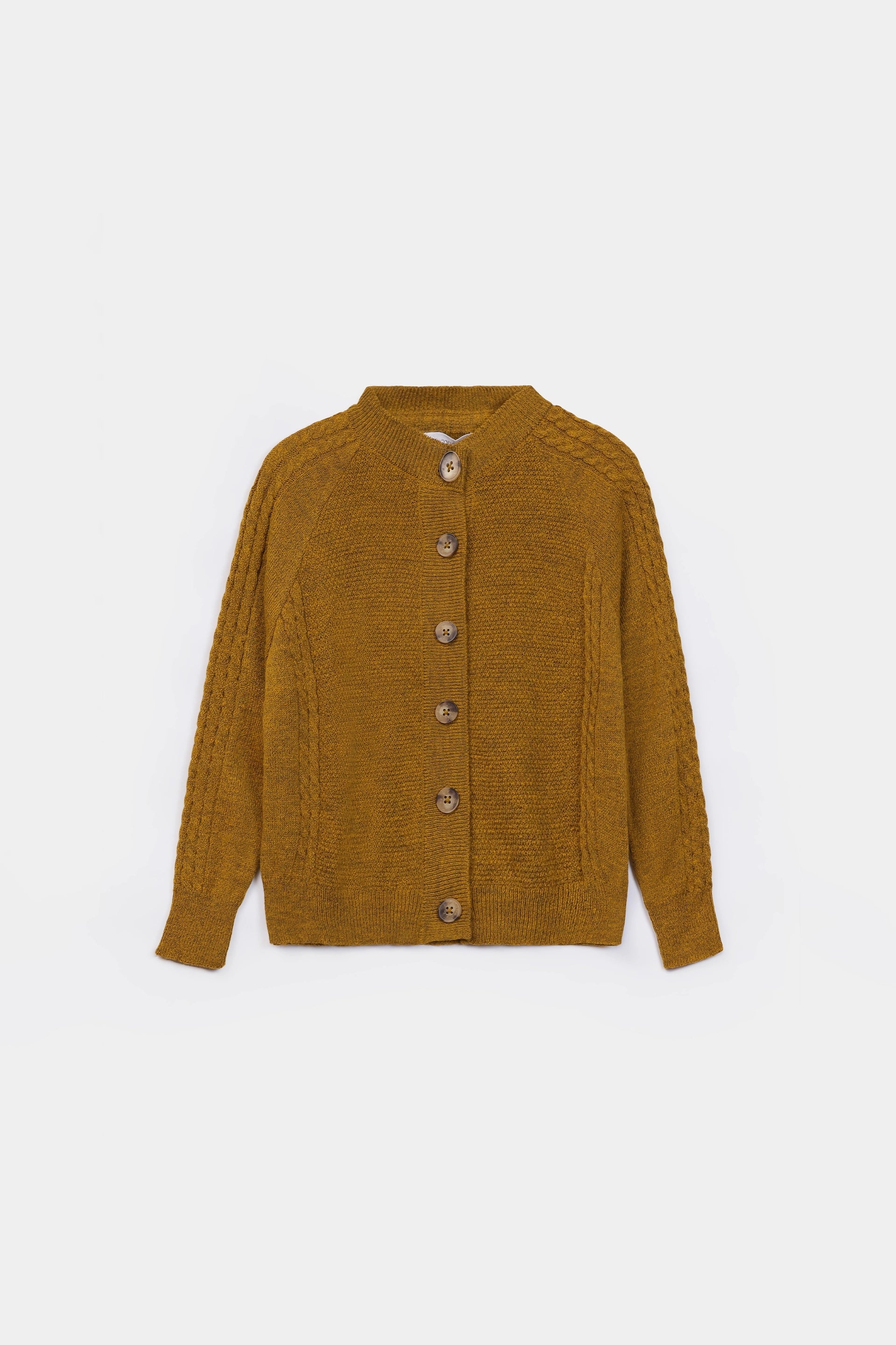 Cable Knit Raglan Cardigan - Cougar Clothing