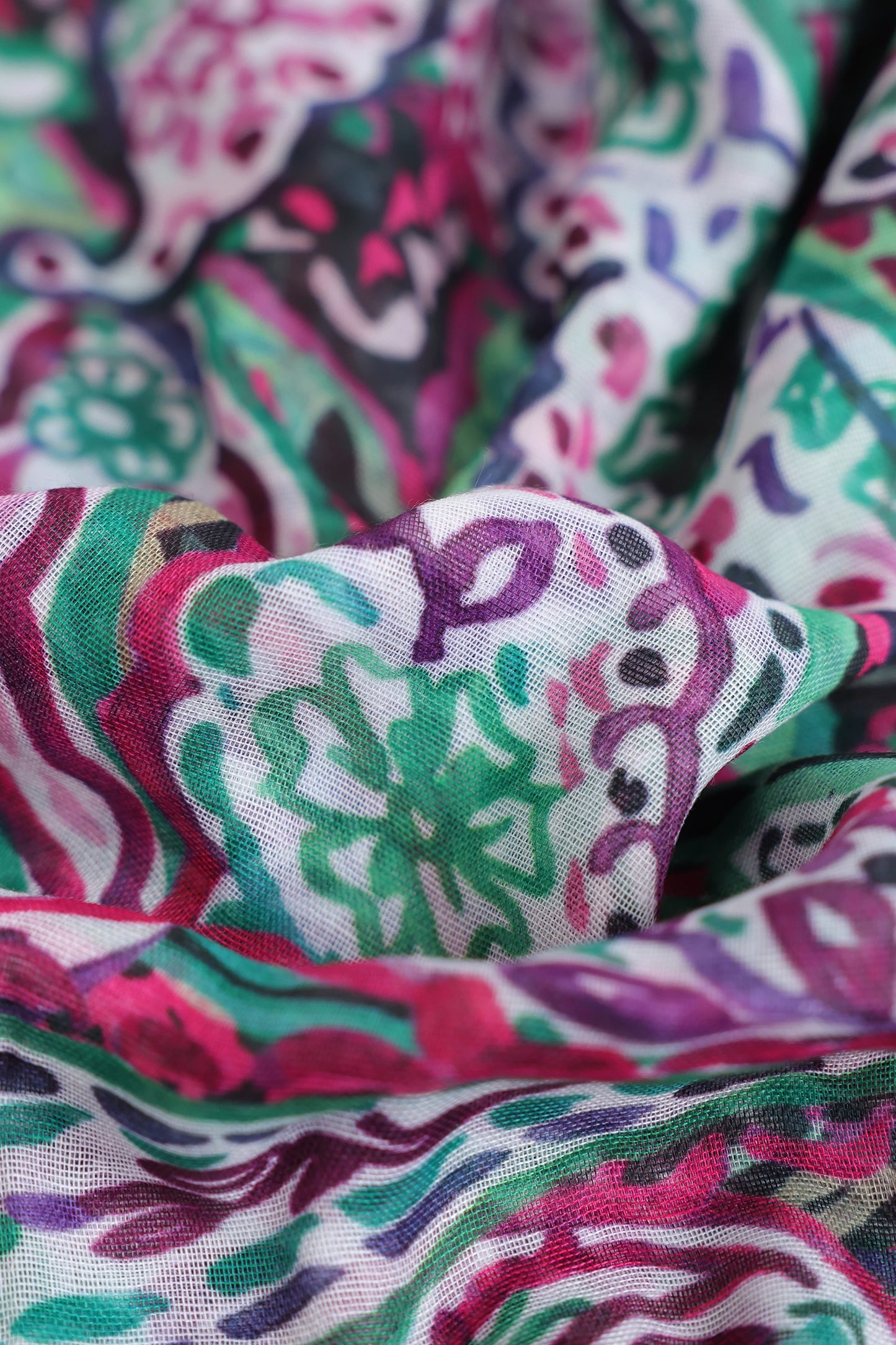 Multicolor Printed Scarf - Cougar Clothing