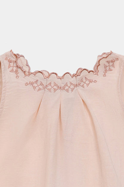 Embroidered Sleeveless Top - Cougar Clothing