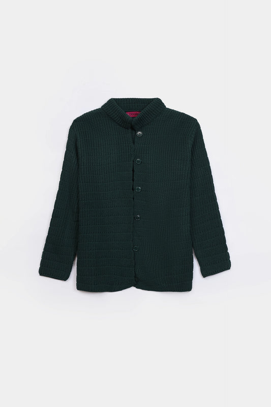 Thick Ribbed Knit Cardigan - Cougar Clothing