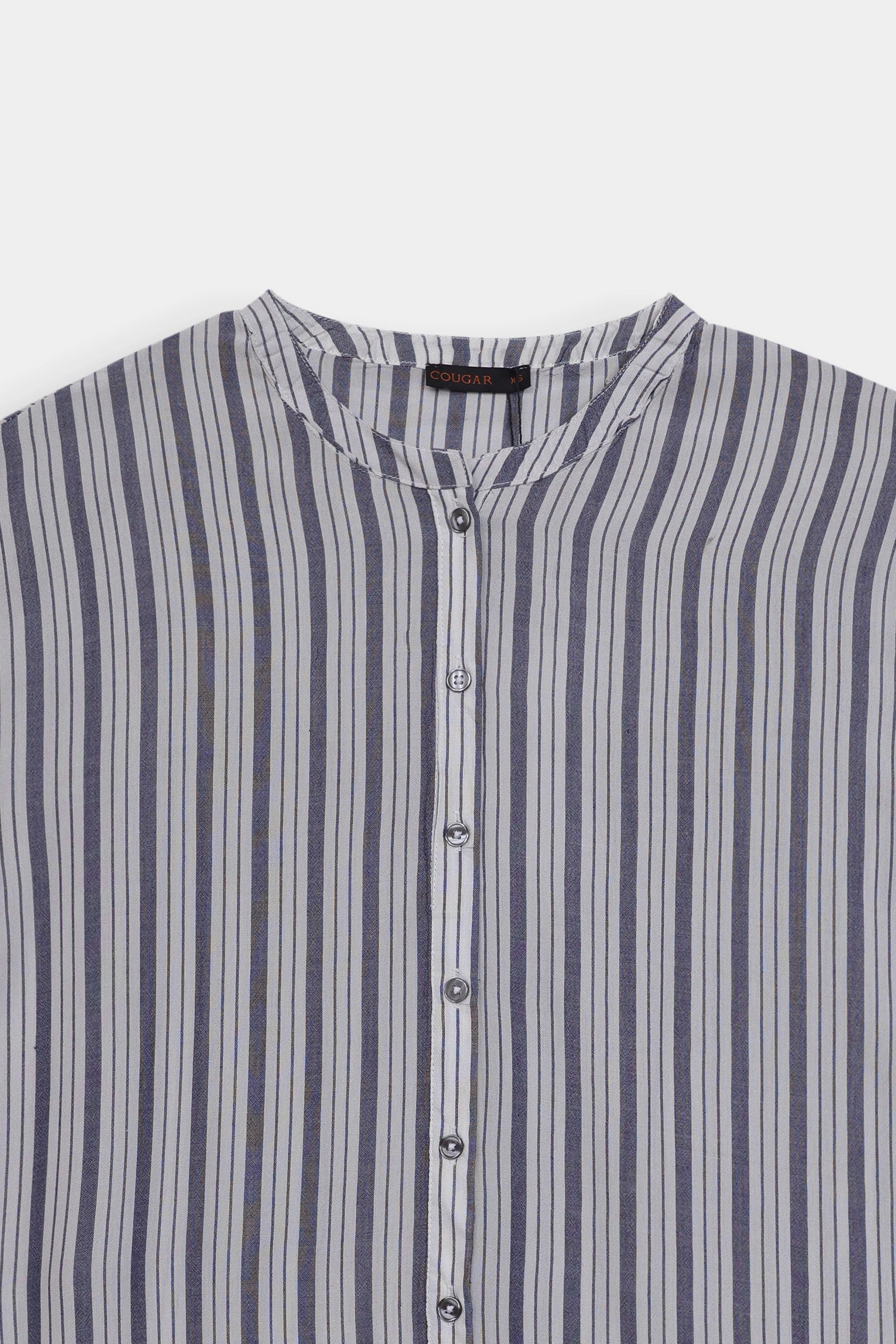 Yarn-Dyed Striped Top - Cougar Clothing