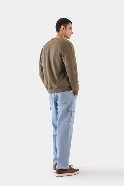 Faux Suede Raglan Jacket - Cougar Clothing