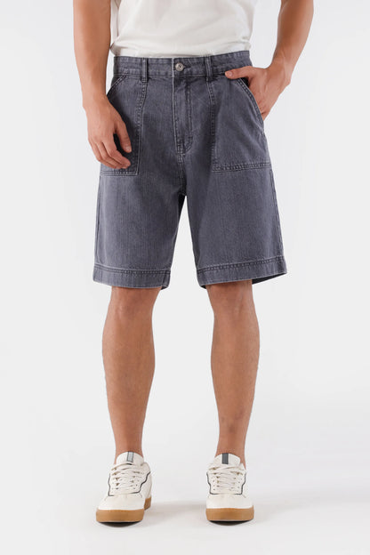 Relaxed Fit Denim Shorts - Cougar Clothing