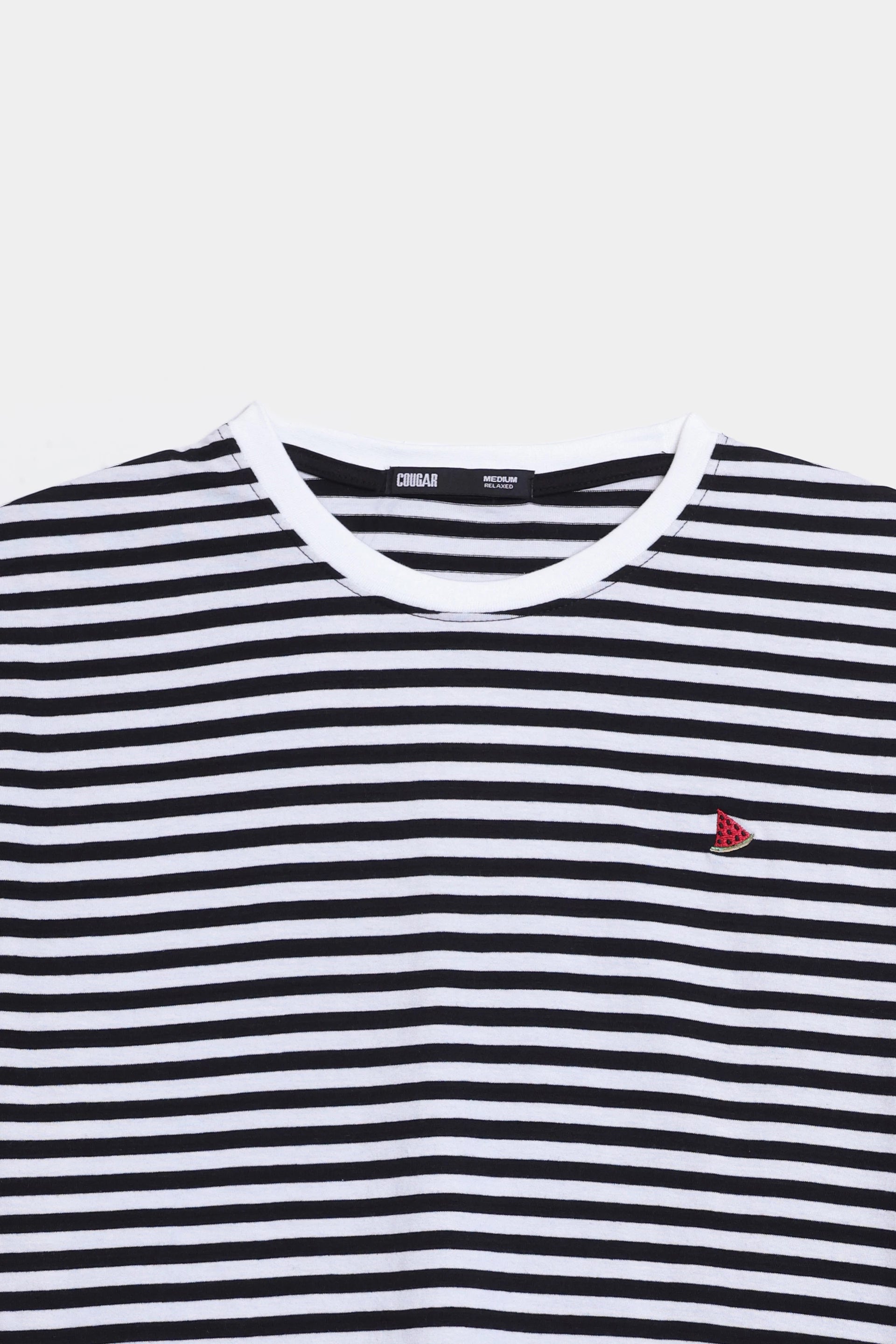 Relaxed Striped T-Shirt - Cougar Clothing