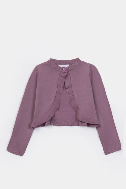 Frilled Cardigan - Cougar Clothing